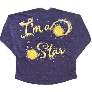 I’m a Star purple glitter Spirit Jersey from the  Disney movie Wish NWT L